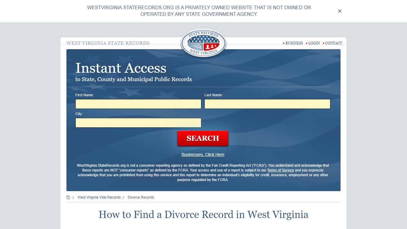 How to Find a Divorce Record in West Virginia